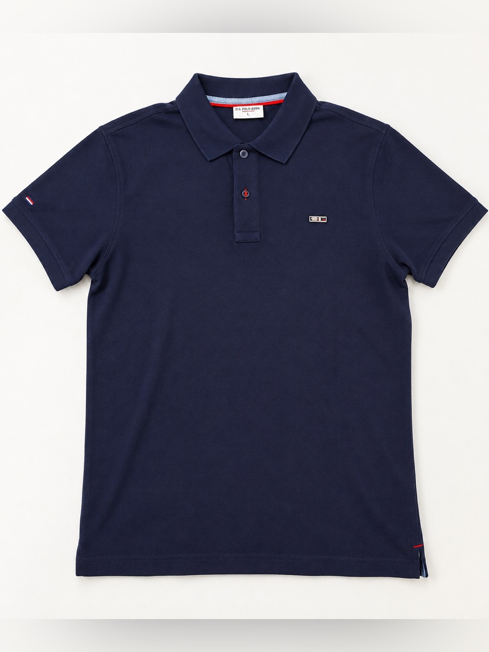 U.S. Polo Assn. Men’s Navy 100% Cotton Polo Shirt Size L